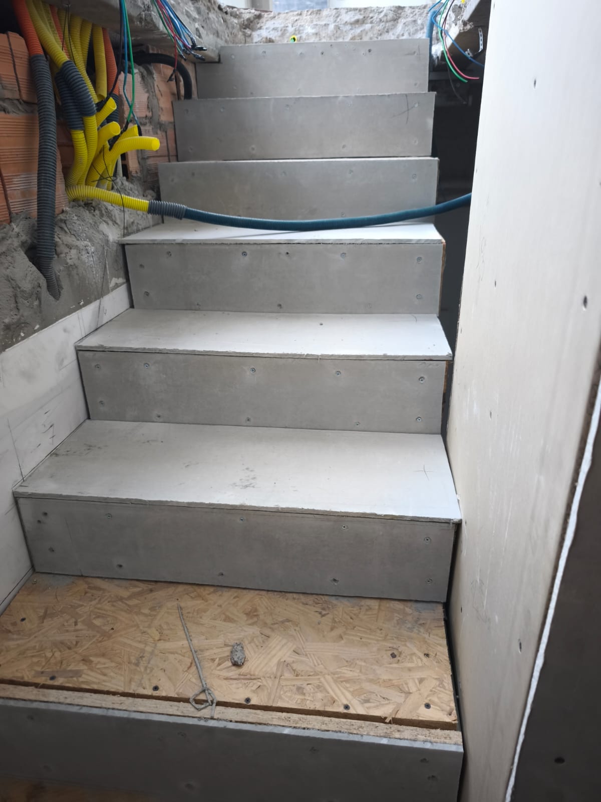 Escada em steel frame